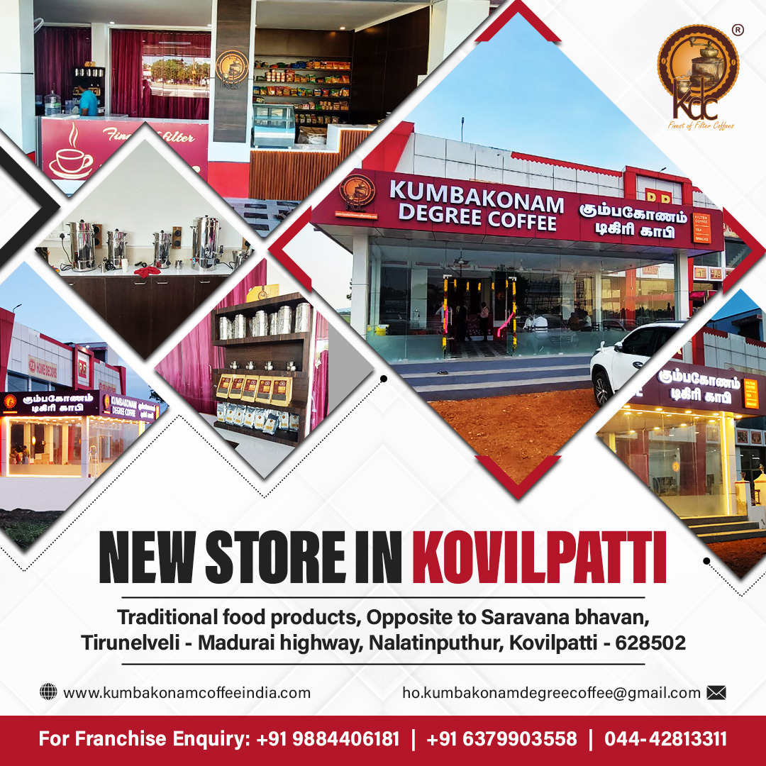 kumbakonam degree cofee new store in kovilpatti