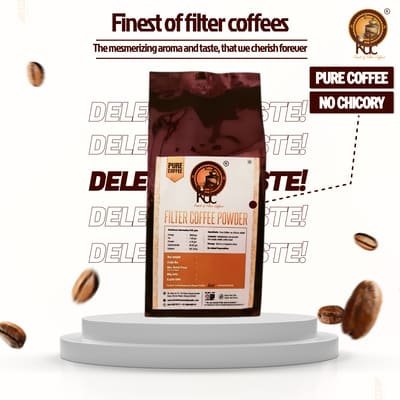 Pure filter coffee powder by Kumbakonam Degree Coffee made with 100% pure coffee and no chicory