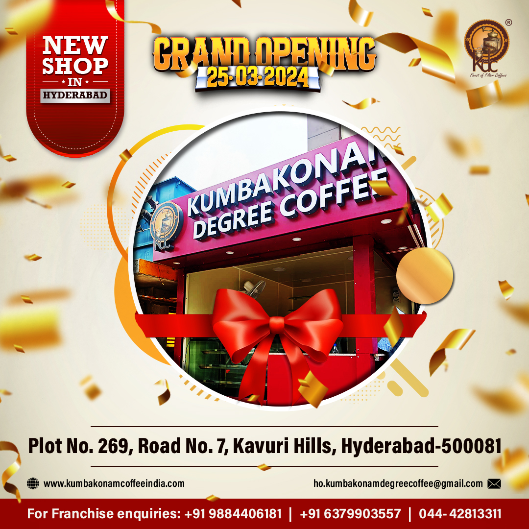 new kumbakonam coffee shop in kavuri hills