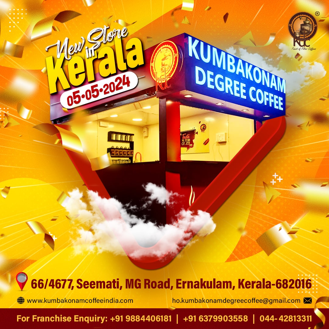 kumbakonam degree coffee franchise in Kerala