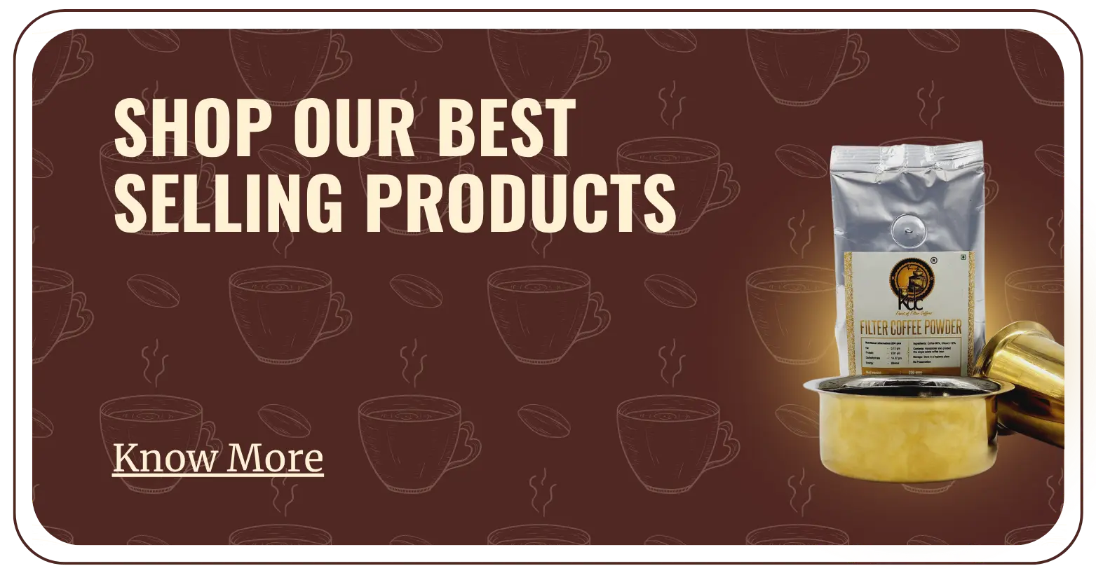 Shop Coffee Powder Banner