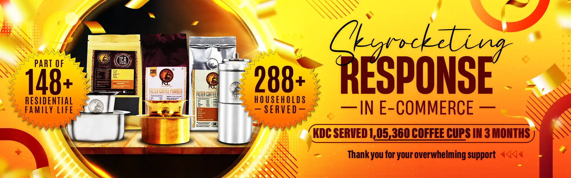 E Commerce website banner