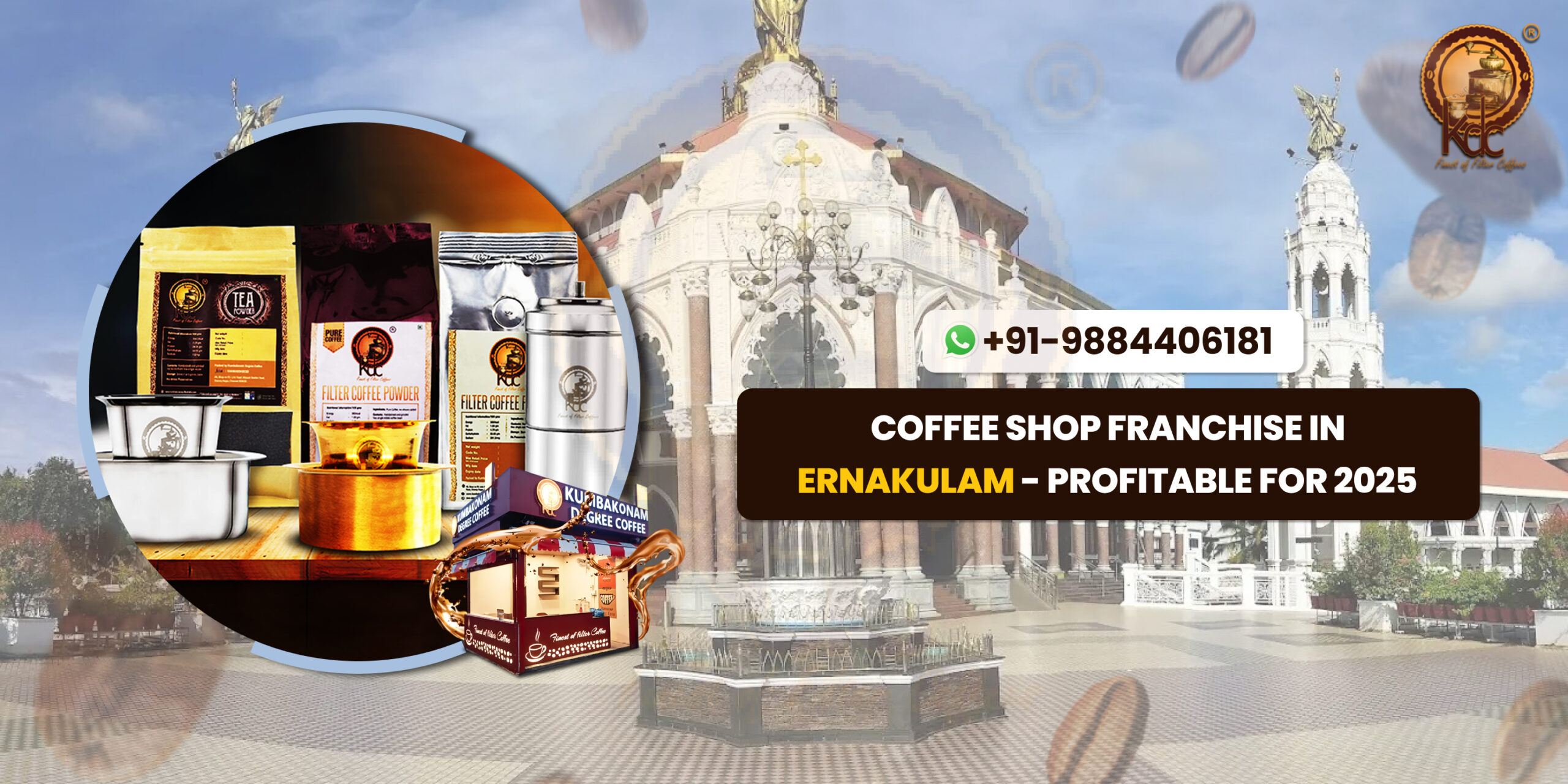 Coffee Shop Franchise in Ernakulam 1 A busy coffee shop franchise in Ernakulam showcasing the success of a cafe franchise model