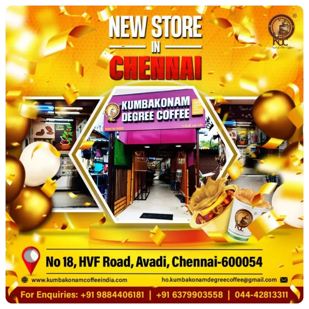 Home (Cloned) 26 Authentic Kumbakonam degree coffee franchise at a Chennai store