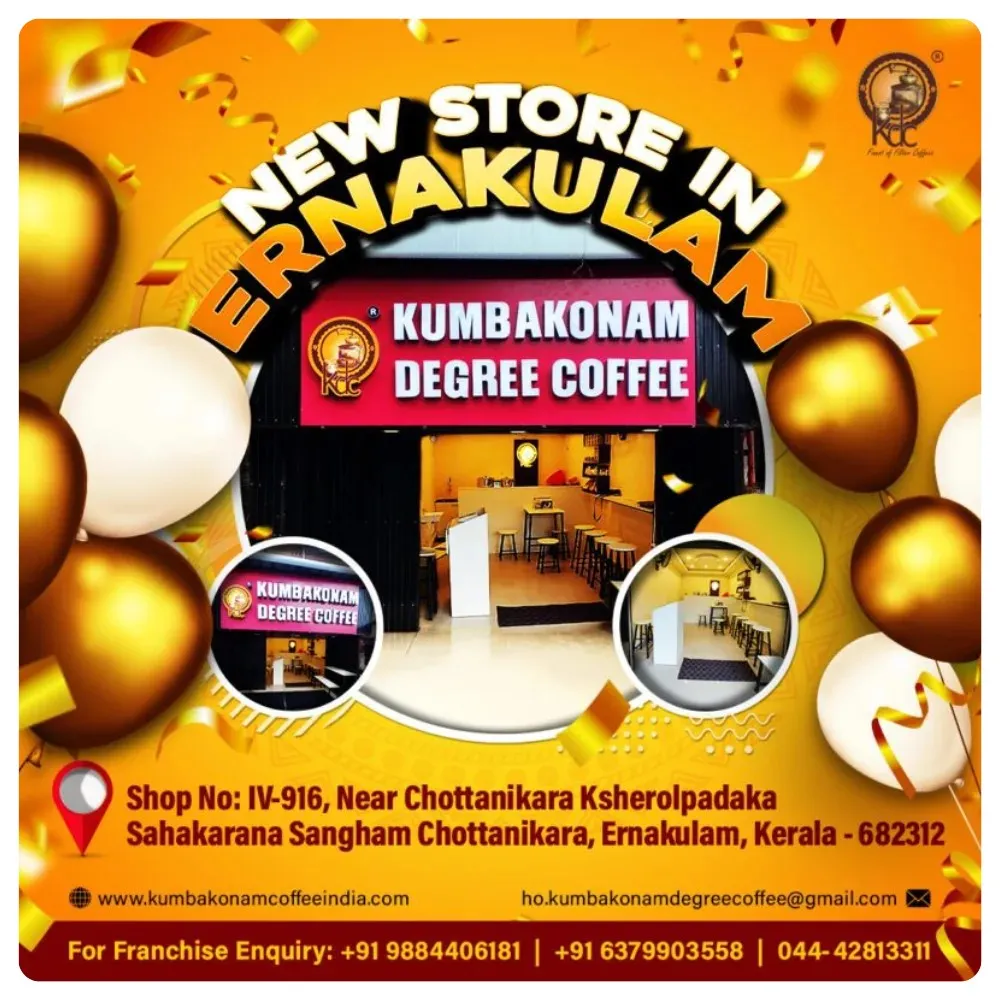Home (Cloned) 24 Authentic Kumbakonam Degree Coffee franchise café in Ernakulam