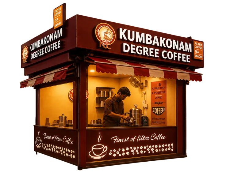 Franchise Offer 1 Kumbakonam Degree Coffee Franchise Store Kiosk