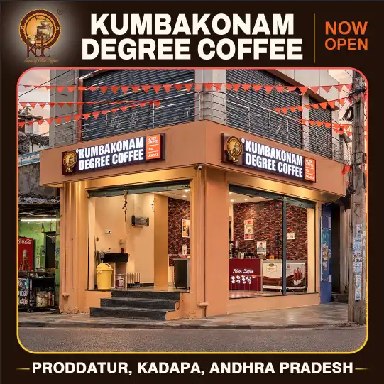 Kumbakonam Degree Coffee filter coffee franchise outlet in Proddatur, Kadapa, Andhra Pradesh