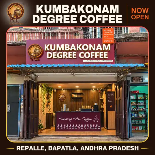 Kumbakonam Degree Coffee franchise shop in Repalle, Bapatla, Andhra Pradesh