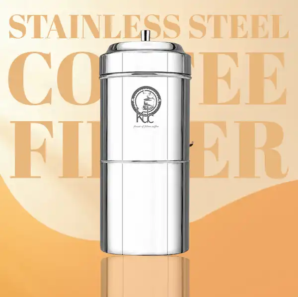 South indian Stainless Steel Coffee Filter - Kumbakonam Degree Coffee